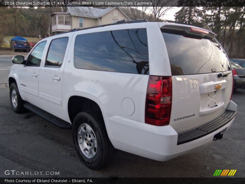 Summit White / Light Cashmere/Dark Cashmere 2014 Chevrolet Suburban LT 4x4
