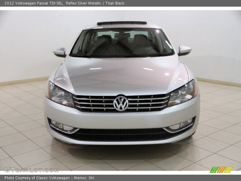 Reflex Silver Metallic / Titan Black 2012 Volkswagen Passat TDI SEL