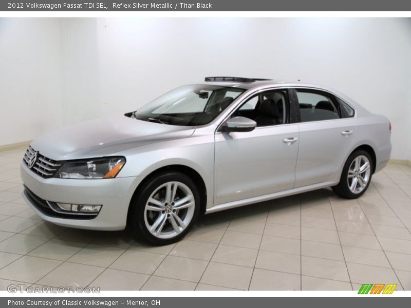 Reflex Silver Metallic / Titan Black 2012 Volkswagen Passat TDI SEL