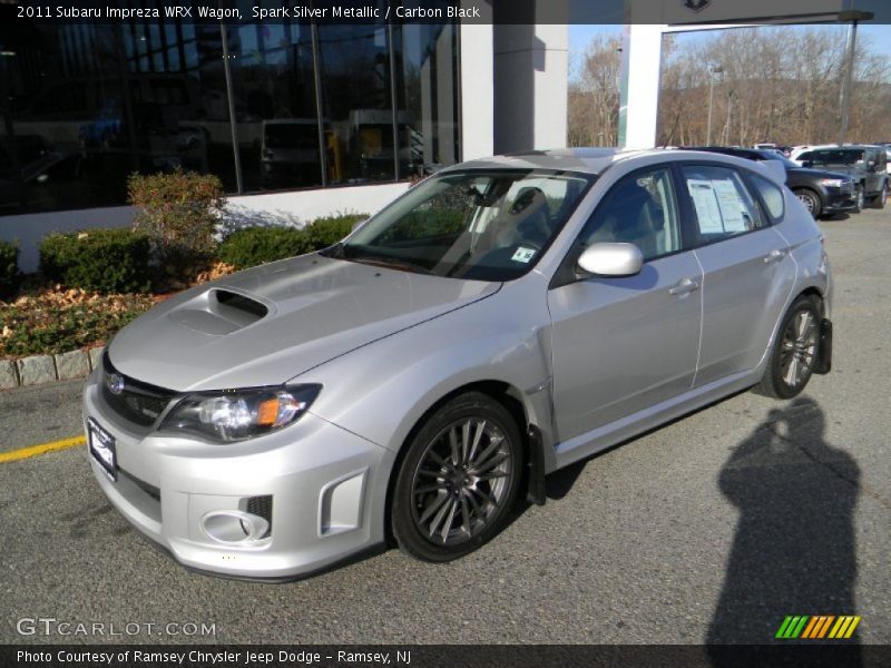 Spark Silver Metallic / Carbon Black 2011 Subaru Impreza WRX Wagon
