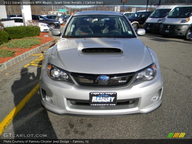 Spark Silver Metallic / Carbon Black 2011 Subaru Impreza WRX Wagon