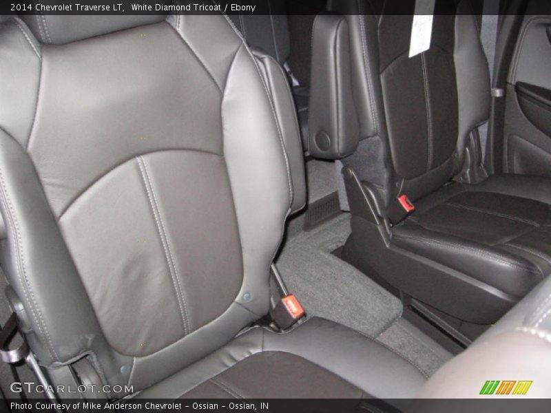 White Diamond Tricoat / Ebony 2014 Chevrolet Traverse LT
