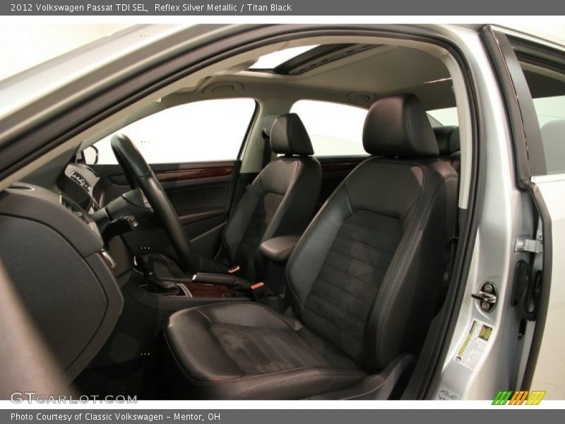 Reflex Silver Metallic / Titan Black 2012 Volkswagen Passat TDI SEL