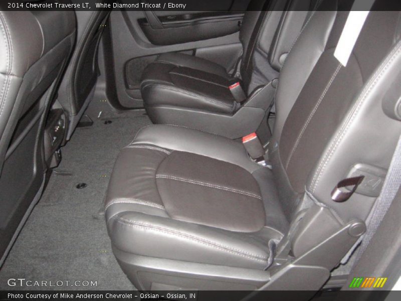 White Diamond Tricoat / Ebony 2014 Chevrolet Traverse LT