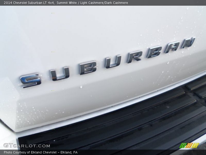 Summit White / Light Cashmere/Dark Cashmere 2014 Chevrolet Suburban LT 4x4