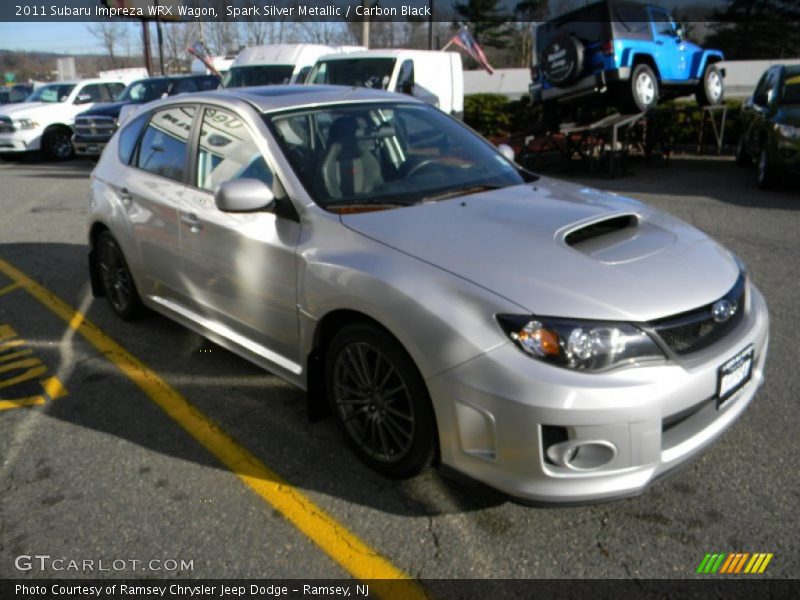 Spark Silver Metallic / Carbon Black 2011 Subaru Impreza WRX Wagon