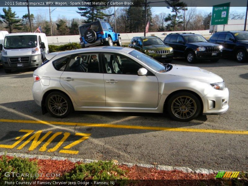 Spark Silver Metallic / Carbon Black 2011 Subaru Impreza WRX Wagon