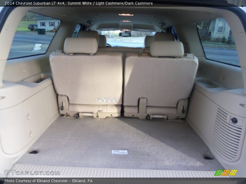 Summit White / Light Cashmere/Dark Cashmere 2014 Chevrolet Suburban LT 4x4