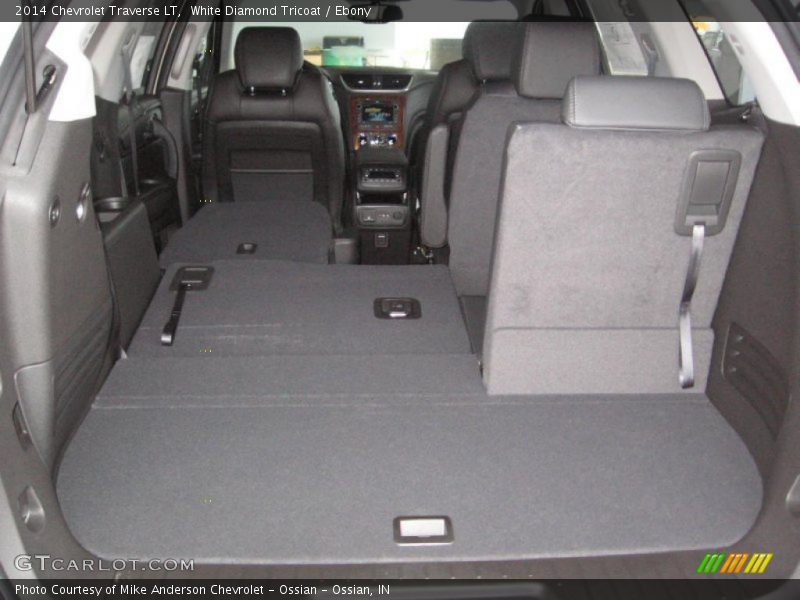 White Diamond Tricoat / Ebony 2014 Chevrolet Traverse LT