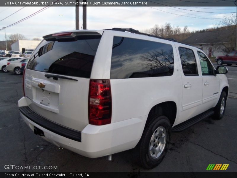 Summit White / Light Cashmere/Dark Cashmere 2014 Chevrolet Suburban LT 4x4