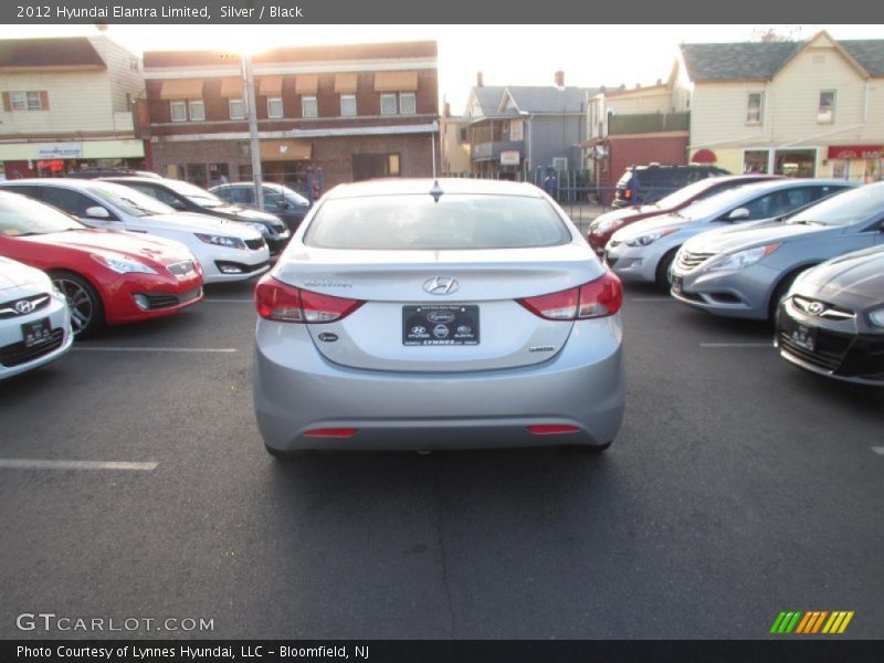 Silver / Black 2012 Hyundai Elantra Limited