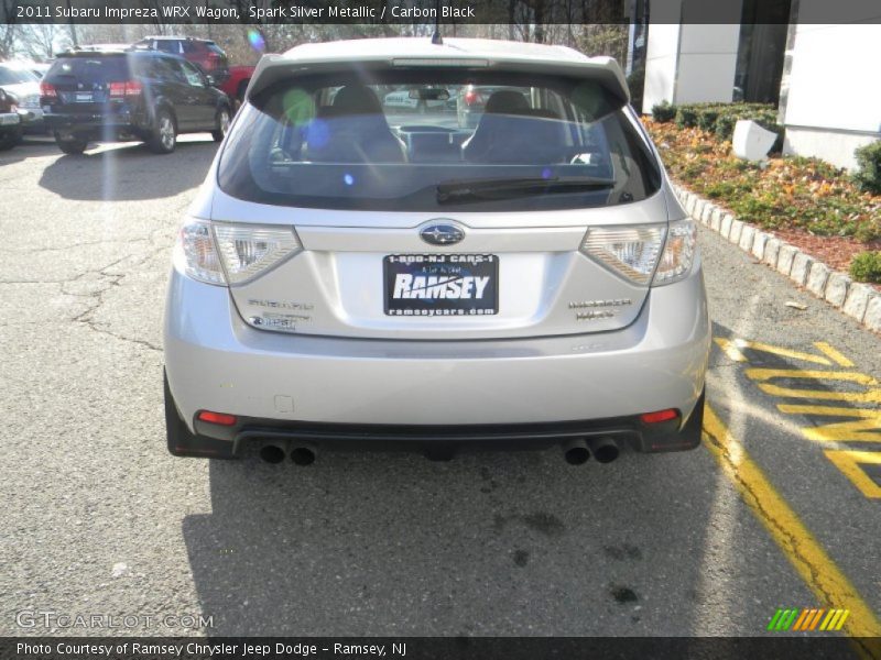 Spark Silver Metallic / Carbon Black 2011 Subaru Impreza WRX Wagon