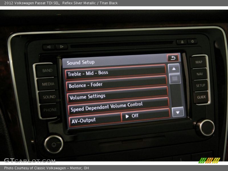 Reflex Silver Metallic / Titan Black 2012 Volkswagen Passat TDI SEL