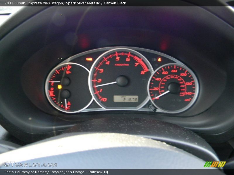 Spark Silver Metallic / Carbon Black 2011 Subaru Impreza WRX Wagon