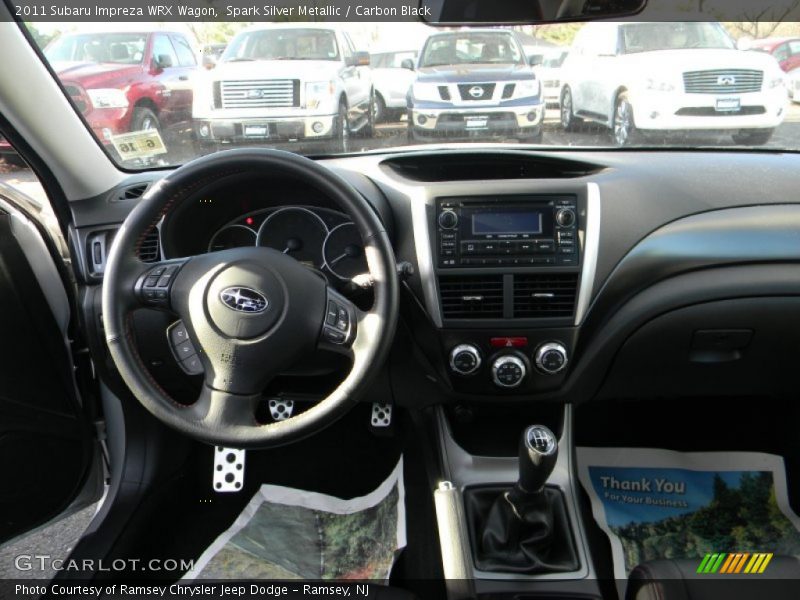 Spark Silver Metallic / Carbon Black 2011 Subaru Impreza WRX Wagon