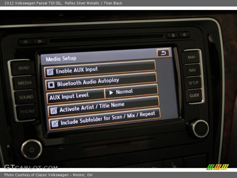 Reflex Silver Metallic / Titan Black 2012 Volkswagen Passat TDI SEL