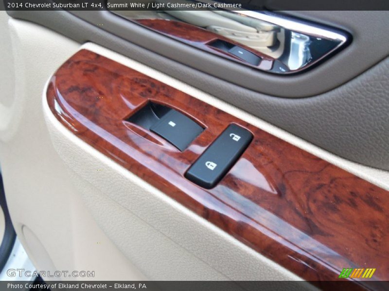 Summit White / Light Cashmere/Dark Cashmere 2014 Chevrolet Suburban LT 4x4