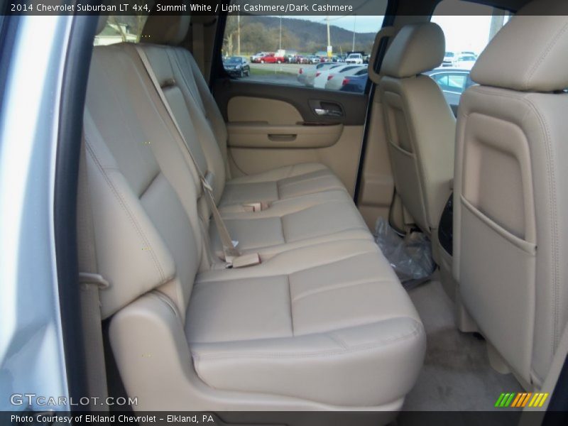 Summit White / Light Cashmere/Dark Cashmere 2014 Chevrolet Suburban LT 4x4
