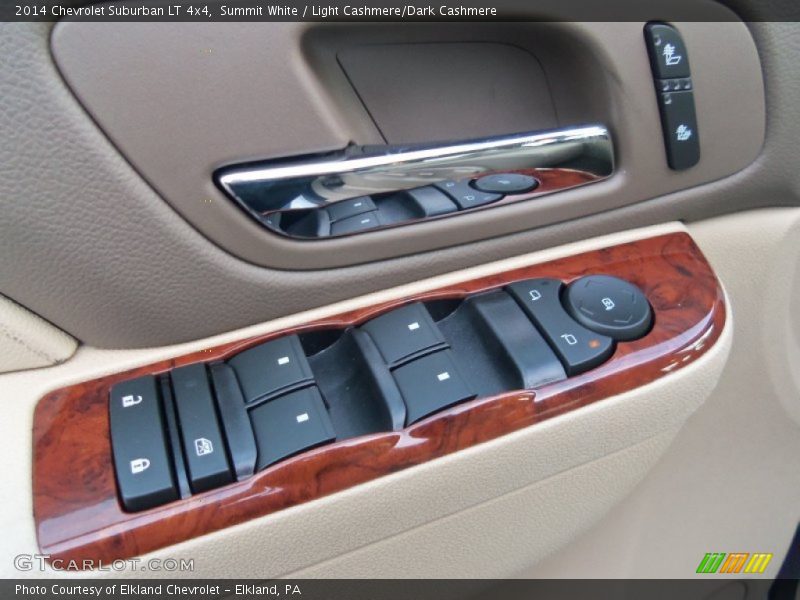 Summit White / Light Cashmere/Dark Cashmere 2014 Chevrolet Suburban LT 4x4