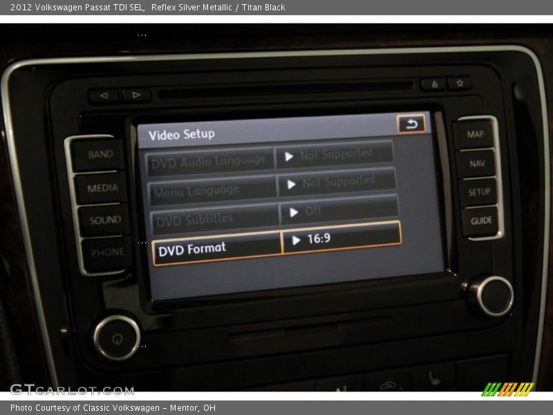 Reflex Silver Metallic / Titan Black 2012 Volkswagen Passat TDI SEL