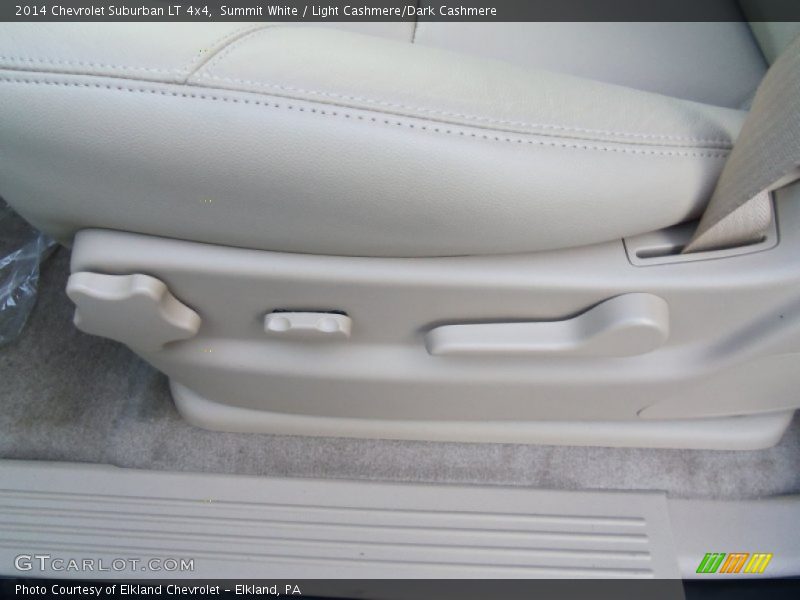 Summit White / Light Cashmere/Dark Cashmere 2014 Chevrolet Suburban LT 4x4