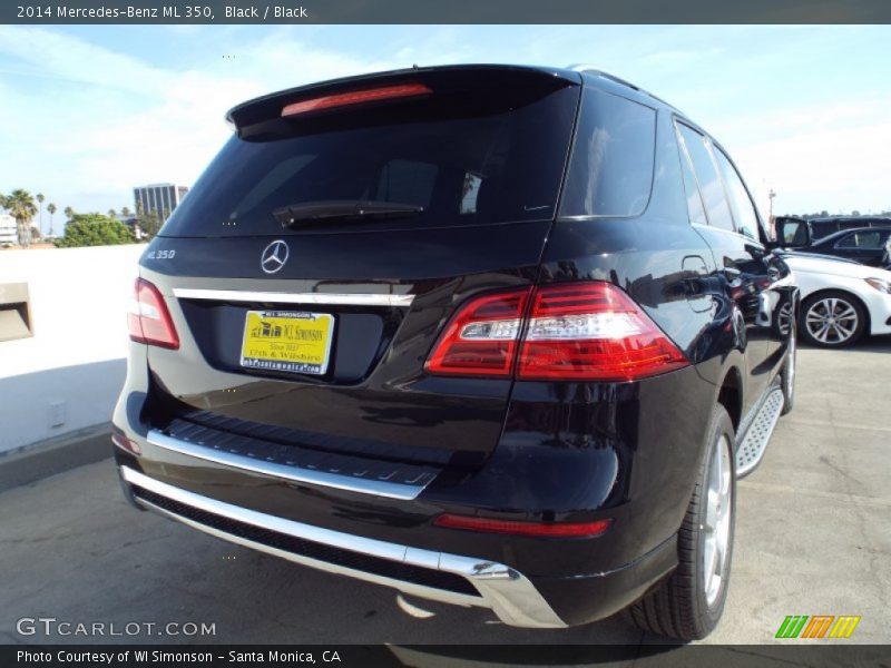 Black / Black 2014 Mercedes-Benz ML 350