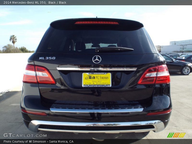 Black / Black 2014 Mercedes-Benz ML 350