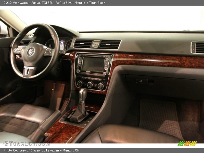 Reflex Silver Metallic / Titan Black 2012 Volkswagen Passat TDI SEL
