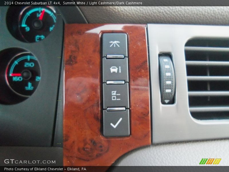Summit White / Light Cashmere/Dark Cashmere 2014 Chevrolet Suburban LT 4x4