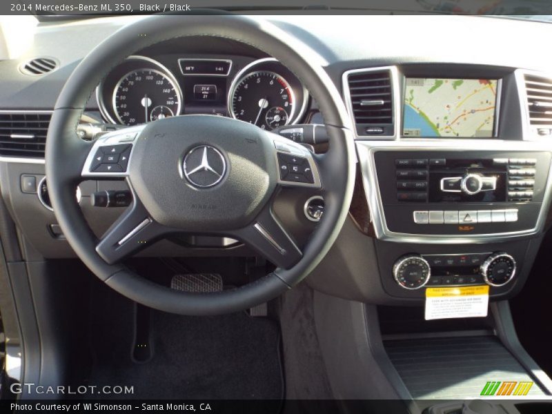 Black / Black 2014 Mercedes-Benz ML 350