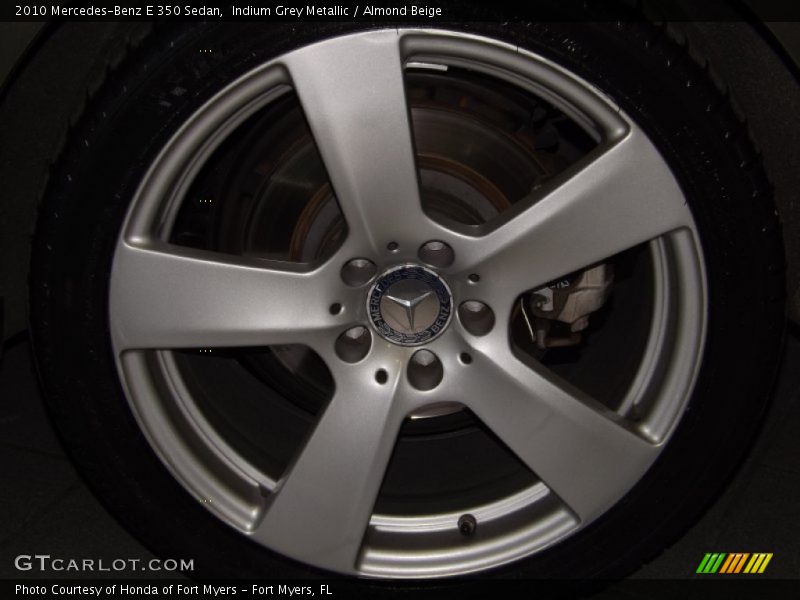Indium Grey Metallic / Almond Beige 2010 Mercedes-Benz E 350 Sedan