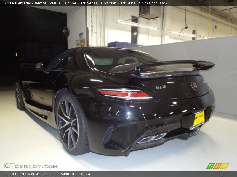 Obsidian Black Metallic / designo Black 2014 Mercedes-Benz SLS AMG GT Coupe Black Series