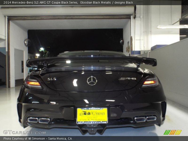 Obsidian Black Metallic / designo Black 2014 Mercedes-Benz SLS AMG GT Coupe Black Series