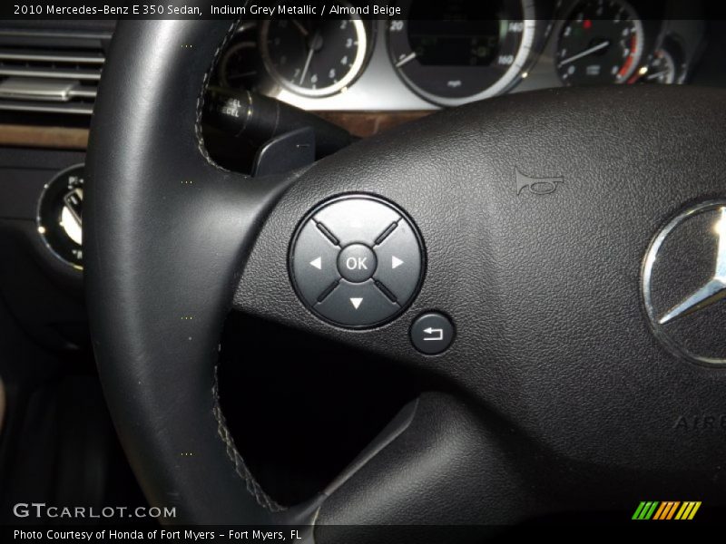 Indium Grey Metallic / Almond Beige 2010 Mercedes-Benz E 350 Sedan