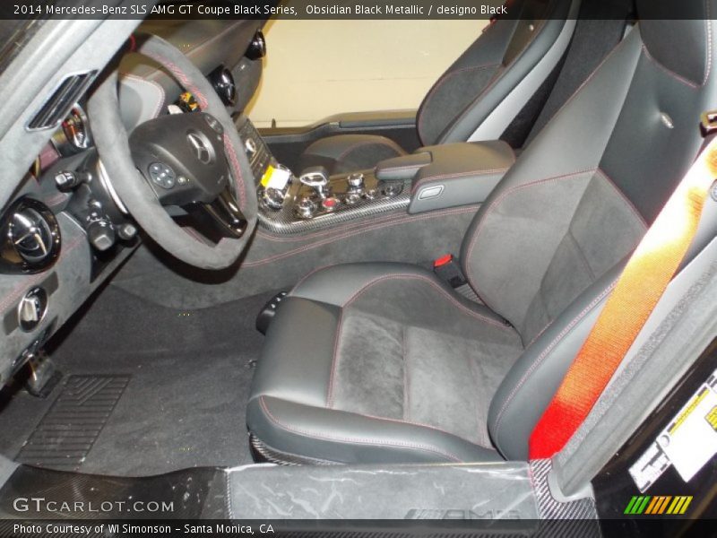 Front Seat of 2014 SLS AMG GT Coupe Black Series