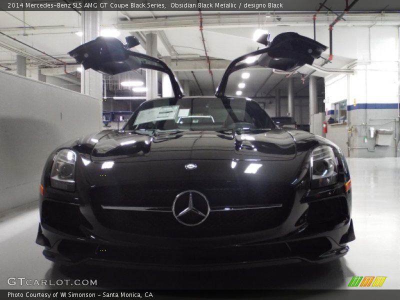 Obsidian Black Metallic / designo Black 2014 Mercedes-Benz SLS AMG GT Coupe Black Series