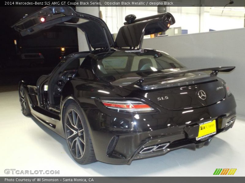 Obsidian Black Metallic / designo Black 2014 Mercedes-Benz SLS AMG GT Coupe Black Series