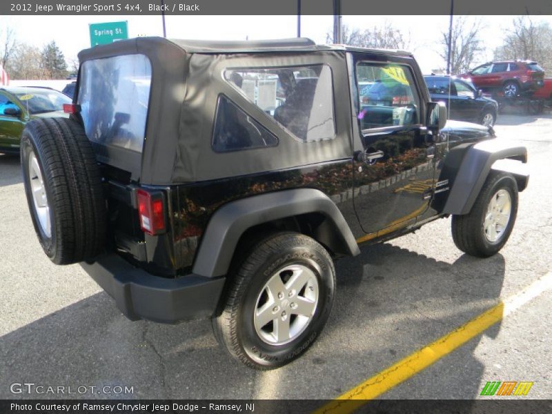 Black / Black 2012 Jeep Wrangler Sport S 4x4