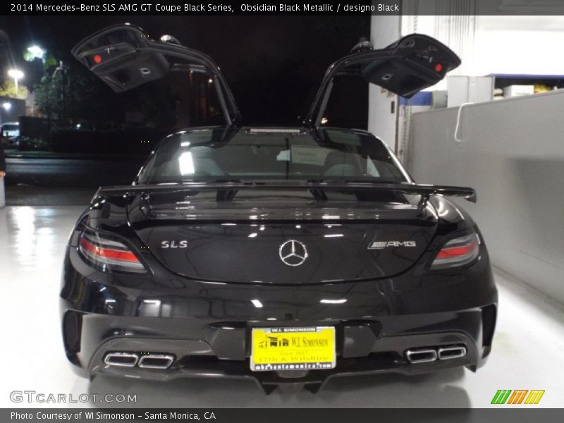 Obsidian Black Metallic / designo Black 2014 Mercedes-Benz SLS AMG GT Coupe Black Series