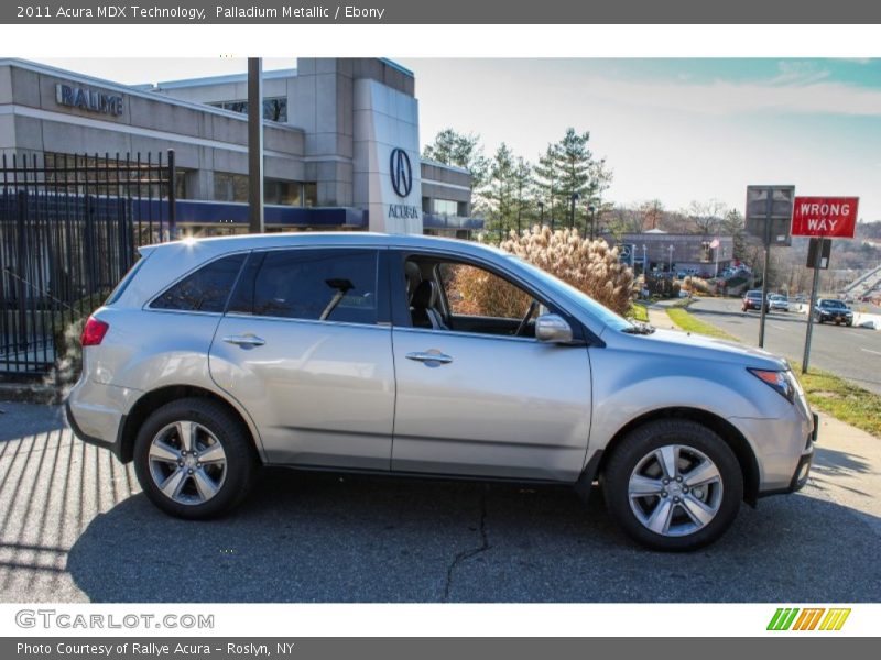 Palladium Metallic / Ebony 2011 Acura MDX Technology