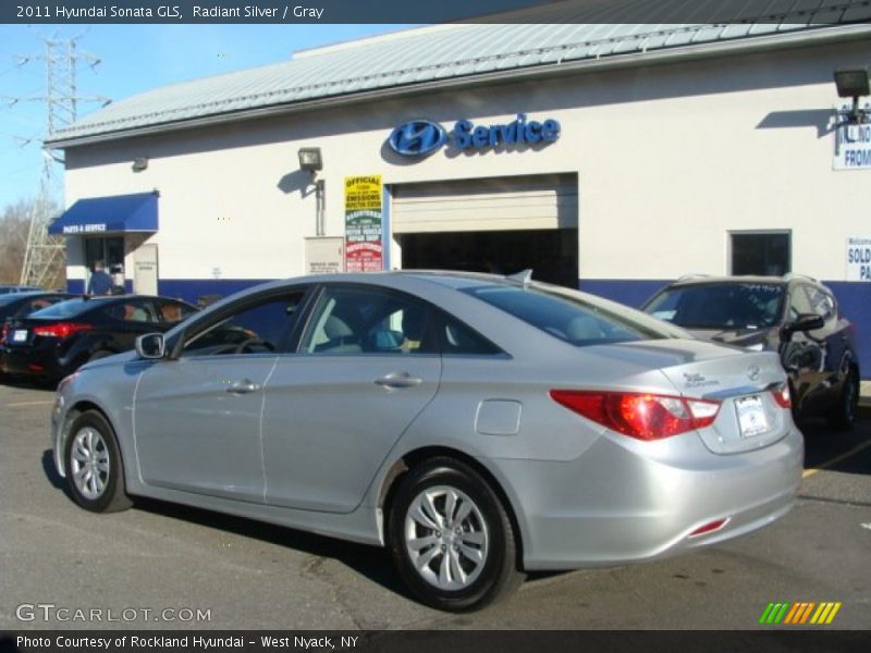 Radiant Silver / Gray 2011 Hyundai Sonata GLS