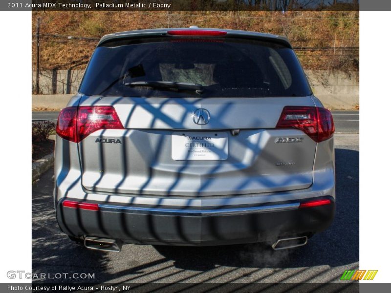 Palladium Metallic / Ebony 2011 Acura MDX Technology