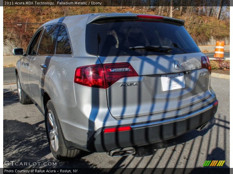 Palladium Metallic / Ebony 2011 Acura MDX Technology
