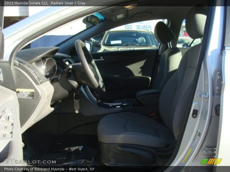 Radiant Silver / Gray 2011 Hyundai Sonata GLS