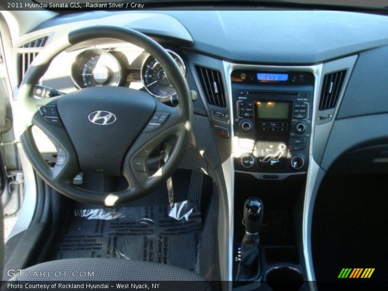 Radiant Silver / Gray 2011 Hyundai Sonata GLS
