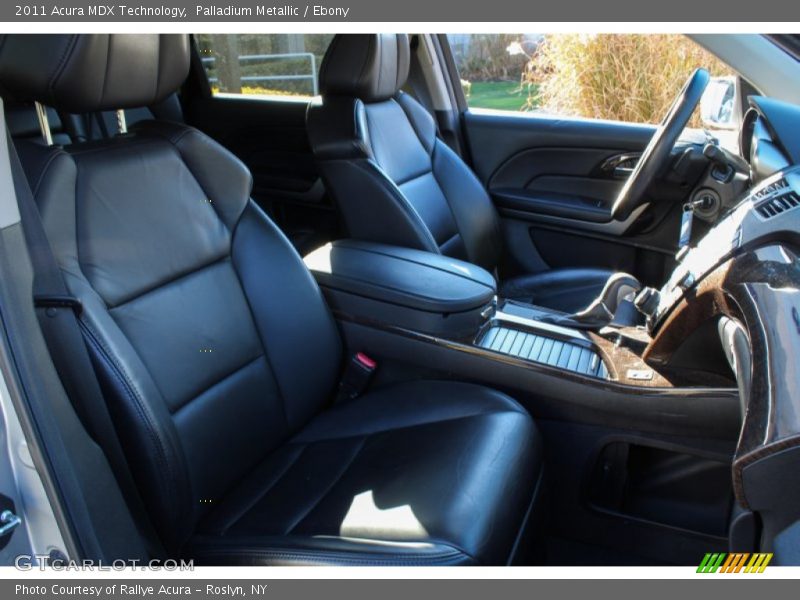 Palladium Metallic / Ebony 2011 Acura MDX Technology