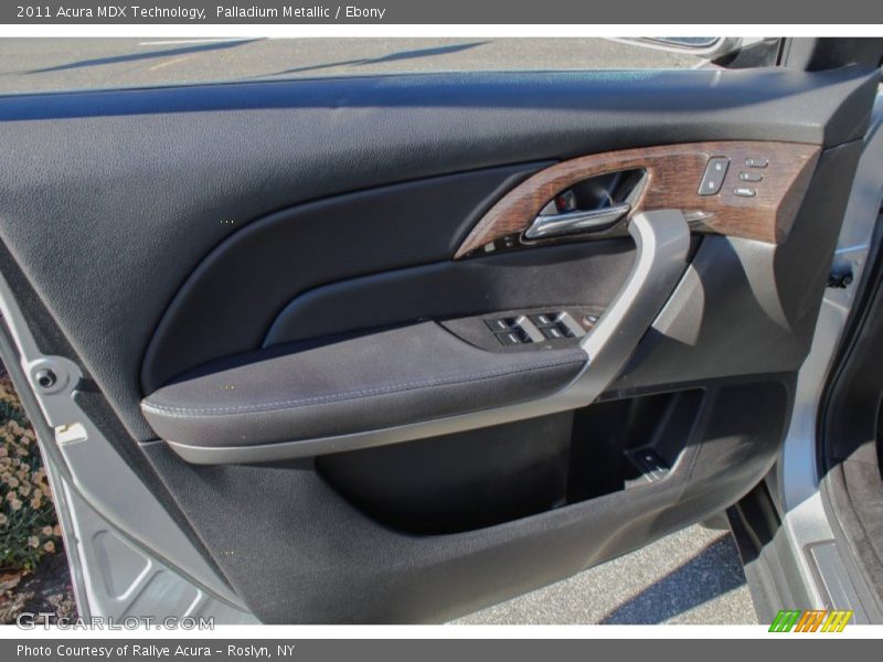 Palladium Metallic / Ebony 2011 Acura MDX Technology