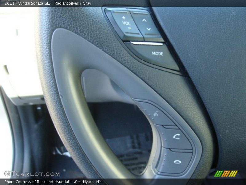 Radiant Silver / Gray 2011 Hyundai Sonata GLS