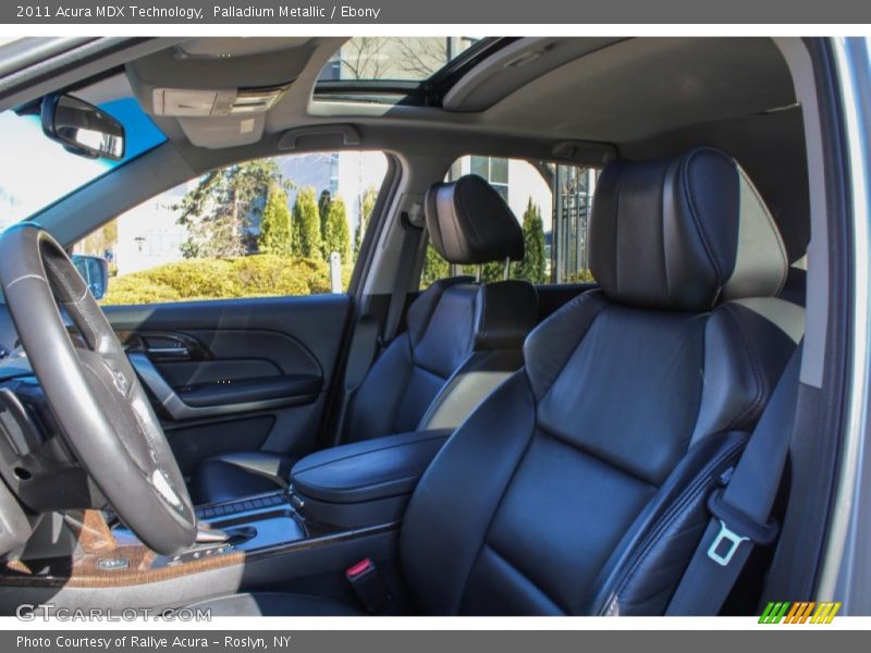 Palladium Metallic / Ebony 2011 Acura MDX Technology
