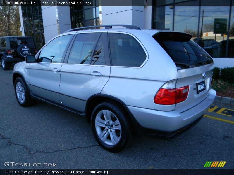 Titanium Silver Metallic / Black 2006 BMW X5 4.4i